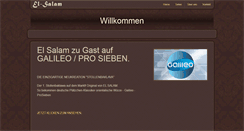 Desktop Screenshot of el-salam.com